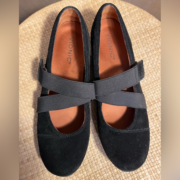 Vionic Shelby Mary Jane Black Suede size 8 - Picture 7 of 11